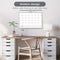 Systemyze S0057 - Wandkalender - 12 Maanden - Ophangbaar - 43 x 33 cm - Grijs/Wit