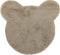 J-Line tapijt Hoofd Beer - vloerkleed - polyester - beige