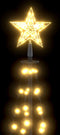 vidaXL - Kegelkerstboom - 84 - warmwitte - LED's - 50x150 - cm
