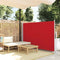 vidaXL - Windscherm - uittrekbaar 300x140 cm - rood