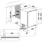 WHIRLPOOL WIO3T126PFE - Volledig integreerbare vaatwasmachine - 14 couverts 46 dB(A) 6th Sense