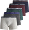JACK&JONES JACBLACK TRUNKS - Boxershorts 5-pack - Grijs (5 stuks)
