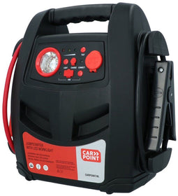 Carpoint Jumpstarter 2in1 - Draagbare Starthulp 900A - LED Verlichting - Rood/Zwart