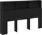 vidaXL - Hoofdbord - Kast - in - Zwart - Eiken - - - 160x19x103,5 - cm - Gemaakt - van - Gerecycled - Hout