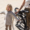 Urban Iki Junior - Fietszitje - Ergonomische zitting opklapbare rugleuning - Bincho Black/Kurumi Brown