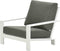 Garden Impressions Coba loungestoel - wit / moss groen