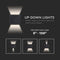 V-TAC VT-759-B-N - LED Lamp - 9W - Warm Wit