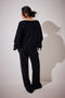NA-KD Drawstring Knitted Sweater - Dames Trui - Aantrekkoord - Maat XS