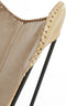 Light & Living Vlinderstoel Butterfly - Buffel Leder - Zand