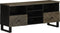 vidaXL - Tv-meubel - 100x33x46 - cm - massief - mangohout - zwart