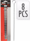 Barbecue Spiesen - 8x - Metaal - 27,5 cm - Rond Handvat - BBQ Accessoires