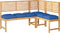 vidaXL - Ligbedkussens - 6 - stuks - Koningsblauw - 40x40x8 - cm - Oxford - Stof