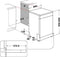 Bauknecht B0F D651A X - Vrijstaande vaatwasser - 14 couverts - RVS