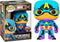 Funko Marvel - POP! Figuur - Black Light Captain America 9 cm - Multicolours