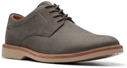 Clarks Shoes Atticus LT Lace - Nette schoenen - Premium nubuck - Grijs (EU 47)