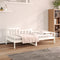 vidaXL - Slaapbank - zonder - matras - 90x190 - cm - massief - grenenhout - wit