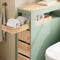 SoBuy BZR54-II-GR - Badkamerrek - 3 Lades - Groen 65x24x82cm
