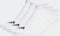 adidas Sportswear - Thin and Light No-Show Sokken - Voetboogondersteuning - Wit (3 paar)