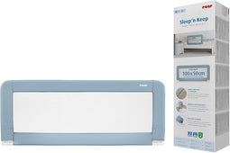 Sleepn Keep Bedhek 100 cm Blauw - Valbescherming voor Kinderbedden