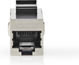 Nedis Netwerkkoppeling - CAT6a / CAT7 - Afgeschermd - RJ45 Female - RJ45 Female - Recht - Metaal - Doos