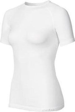 Odlo Evolution Warm - Sportshirt - Unisex - Wit - Maat S