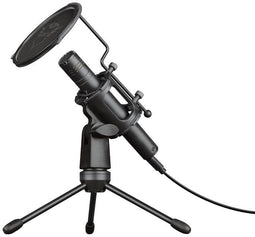Trust GXT 241 Velica - USB Microfoon - Cardioïde met Popfilter en Statief