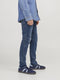 JACK & JONES Glenn Fox - slim fit jeans - Super Stretch - denimblauw