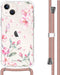 iMoshion Hoesje Geschikt voor iPhone 13 Hoesje Met Koord - iMoshion Design Hoesje met Koord - Roze / Blossom Watercolor