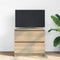 vidaXL - Tv-meubel - 60x35x54 - cm - bewerkt - hout - sonoma - eikenkleurig