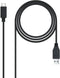 Nanocable 10.01.4000 - USB-kabel USB A naar USB-C - 0,5 m - Zwart