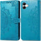 iMoshion Hoesje Geschikt voor Samsung Galaxy A04 Hoesje Met Pasjeshouder - iMoshion Mandala Bookcase - Turquoise