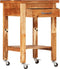 vidaXL - Keukentrolley - 55x55x89 - cm - massief - acaciahout