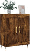 vidaXL - Dressoir - 69,5x34x90 - cm - bewerkt - hout - gerookt - eikenkleurig