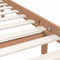 vidaXL - Bedframe - grenenhout - honingbruin - 150x200 - cm