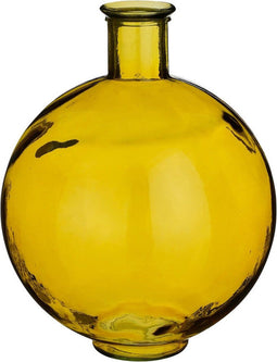 Mica Decorations Qin Vaas - 34x34x44 cm - Glas - Geel