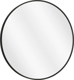 Mica Decorations Rossi - Wandspiegel - Ø60 cm - Metaal - Zwart