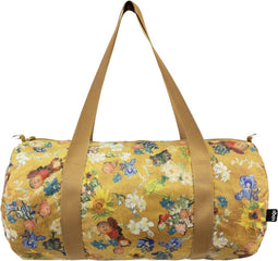 LOQI Weekender - Gold Flower Pattern Large Recycled