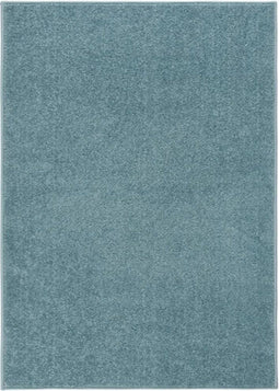 vidaXL - Vloerkleed - kortpolig - 240x340 - cm - blauw