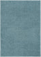 vidaXL - Vloerkleed - kortpolig - 240x340 - cm - blauw