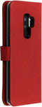 Selencia Galaxy S9 Plus - Echt Lederen Bookcase - 3 Pashouders - Rood