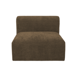 Urban Nature Culture Tao - Modular seater - Hoogwaardige polyester - Bruin - 90 * 100 * 74 cm