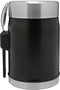 Stanley Classic Legendary Food Jar 0,4L met spork | Matte Black Pebble | Lunchbox houdt 7 uur warm, of koud | Dubbelwandige Isolatie | Lekvrij | BPA-Vrij