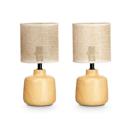 Bureaulamp Bruin 60 W 2 Stuks