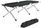 INTIMO Garden Veldbed XL - 190 cm - Zwart Stretcher / Veldbed - Ideaal voor campings, festivals en reizen - Inclusief handig draagtas