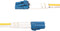 Startech.com SMLCSC-OS2-3M - Glasvezel Kabel - LC naar SC (UPC) Duplex 9/125µm 100Gbps Laser Optimized Geel