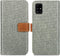iMoshion Hoesje Geschikt voor Samsung Galaxy A51 Hoesje Met Pasjeshouder - iMoshion Luxe Canvas Bookcase - Grijs