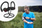 Draadloze in-ear Bluetooth oordopjes, Sport headset - Wireless Headset - zwart/rood U8