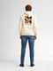 Petrol Industries - Heren Backprint Hoodie Sparta - Geel - Maat L