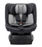 Cosmo i-Safe, Draaibare Autostoel Base, 0-12 Jaar, 40-150 cm, Baby & Peuter Autostoel Met Gordelinstallatie, Verkleinkussen, 11 Hoofdsteun- & 6 Ligstanden, Licht, 5.6 kg, Zwart