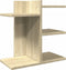 Bureau organiser 42x21,5x42 cm bewerkt hout sonoma eikenkleurig